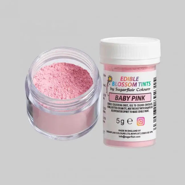45 leuchtende Sugarflair Blossom Tint Dust - Puderfarben - Baby Pink - Lebensmittelfarben Sugar Sweet Kitchen