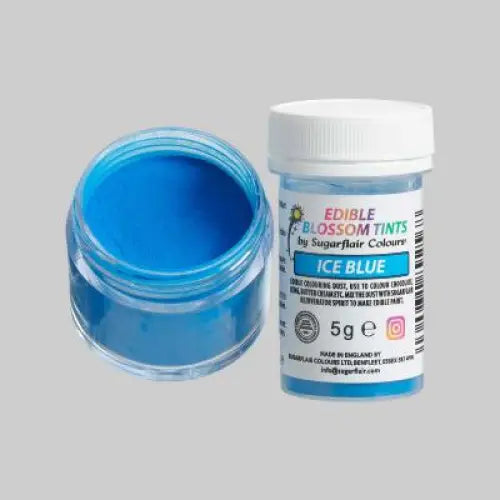 45 leuchtende Sugarflair Blossom Tint Dust - Puderfarben - Ice Blue - Lebensmittelfarben Sugar Sweet Kitchen
