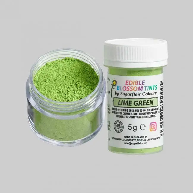 45 leuchtende Sugarflair Blossom Tint Dust - Puderfarben - Lime - Lebensmittelfarben Sugar Sweet Kitchen