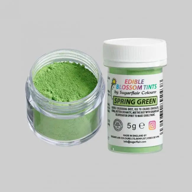 45 leuchtende Sugarflair Blossom Tint Dust - Puderfarben - Spring Green - Lebensmittelfarben Sugar Sweet Kitchen