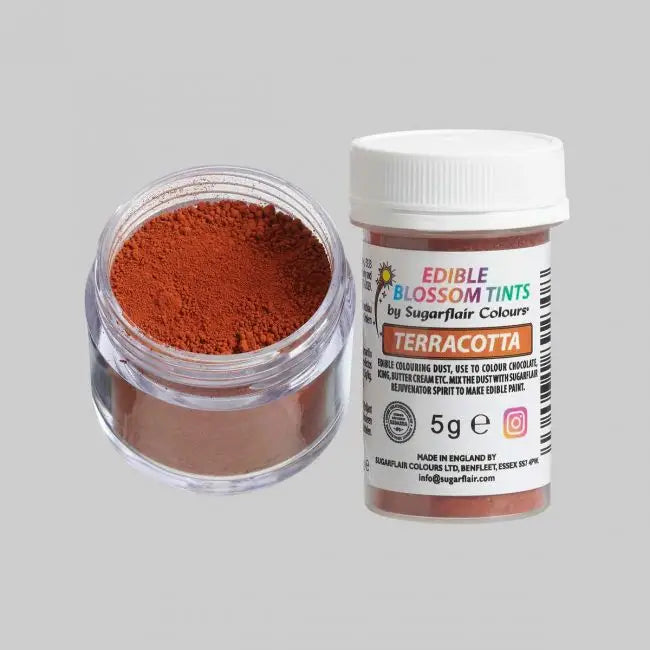 45 leuchtende Sugarflair Blossom Tint Dust - Puderfarben - Terracotta - Lebensmittelfarben Sugar Sweet Kitchen