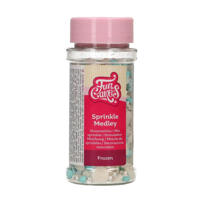 FunCakes Sprinkle Medley Frozen / 50g - Zuckerdekorationen Sugar Sweet Kitchen