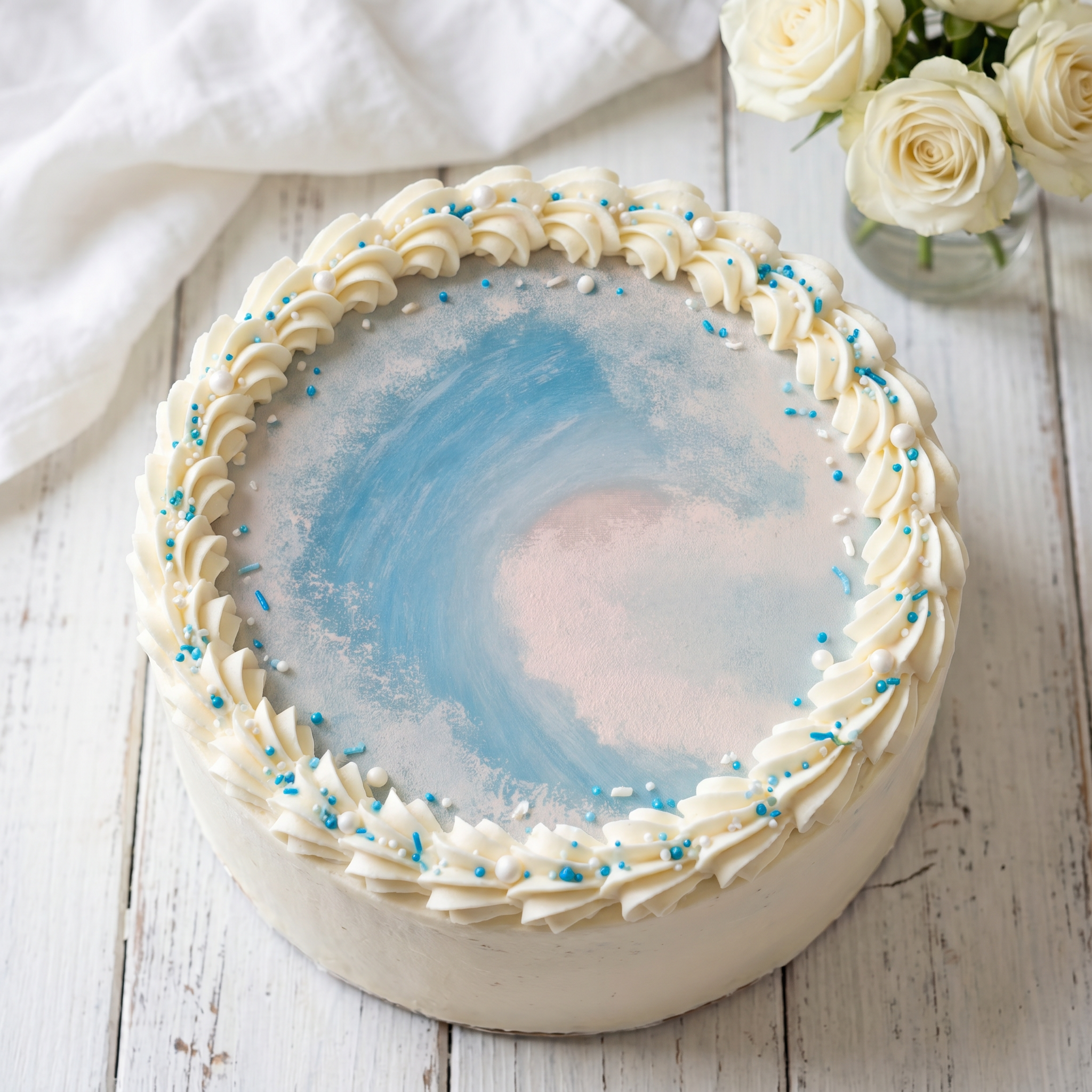 Le dessin de Nadine – un topper comestible pour gâteau - personnalisable