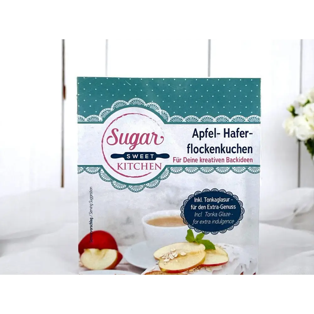 Apfel- Haferflockenkuchen / extra gross - luftig - Backmischung Sugar Sweet Kitchen