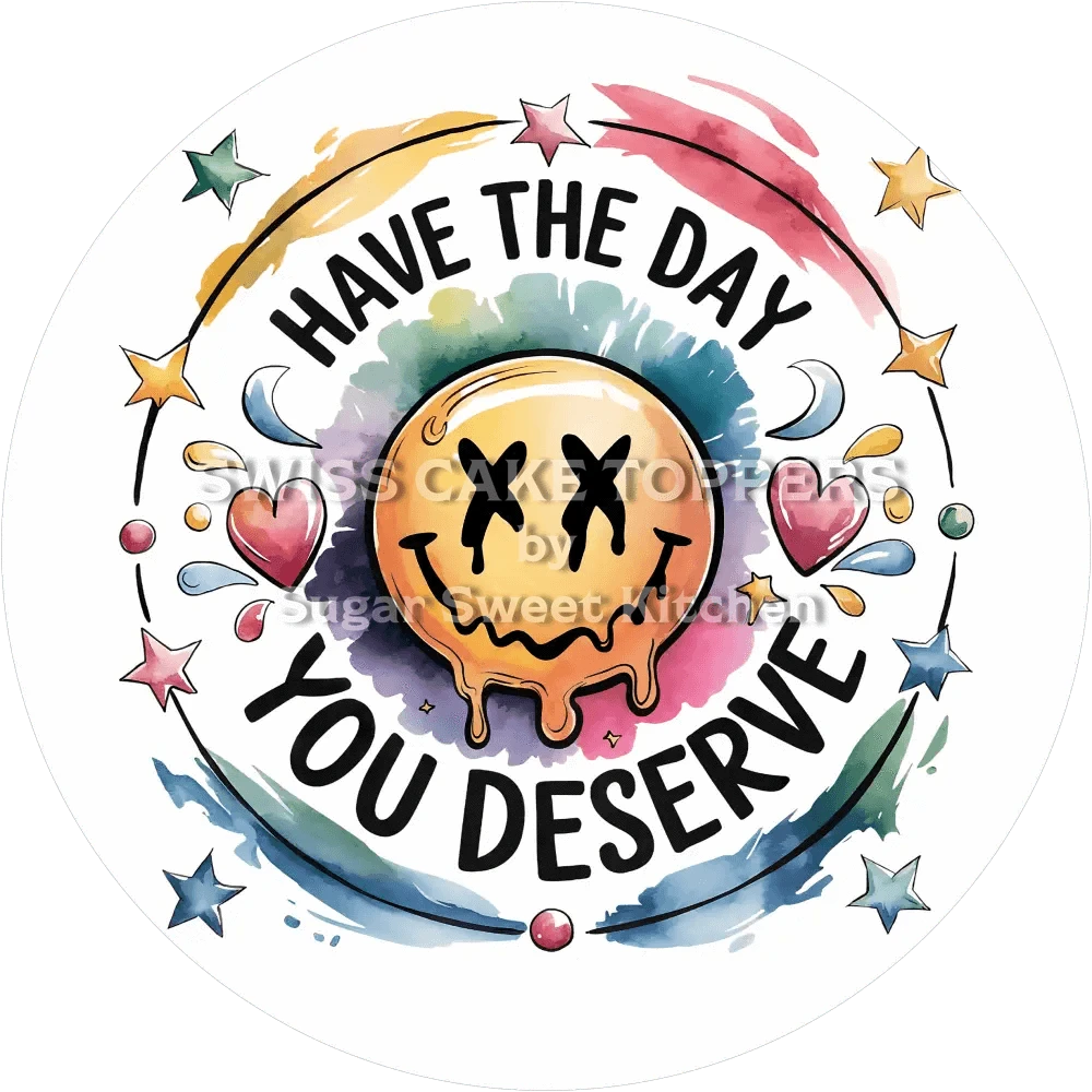 Ausgefallener-Tortenaufleger9 - personalisierbar - Fondant- Torten- & Cupcakeaufleger Sugar Sweet Kitchen