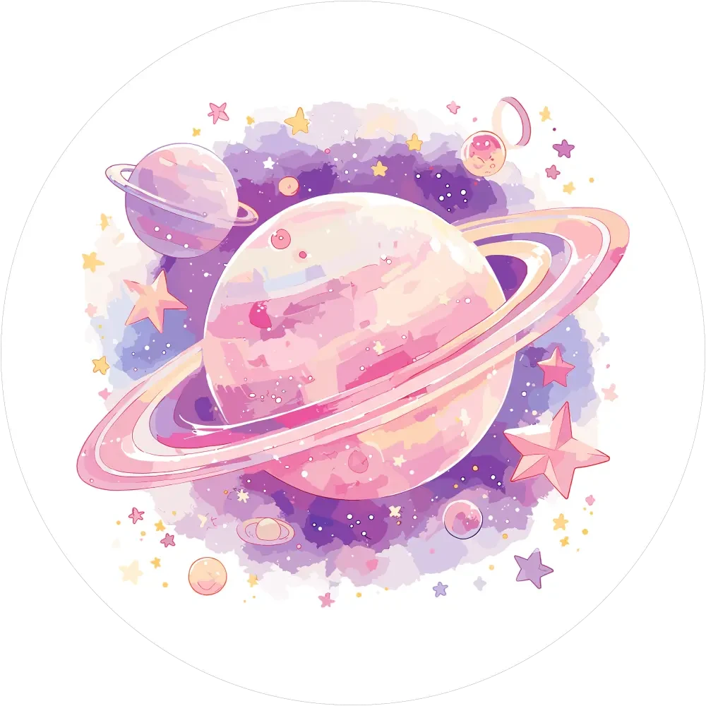 Aussergewöhnlicher Planeten-Tortenaufleger9 - personalisierbar - Fondant- Torten- & Cupcakeaufleger Sugar Sweet Kitchen