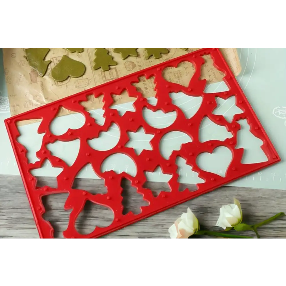 Ausstechplatte für 25 Cookies - Keksausstecher Sugar Sweet Kitchen