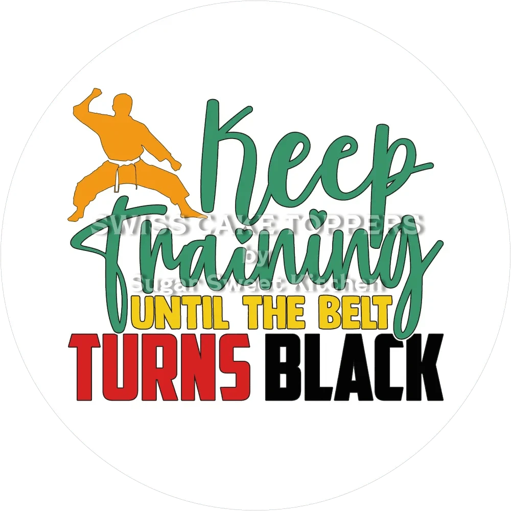 Besonderer Kampfsport-Tortenaufleger9 - personalisierbar - Fondant- Torten- & Cupcakeaufleger Sugar Sweet Kitchen