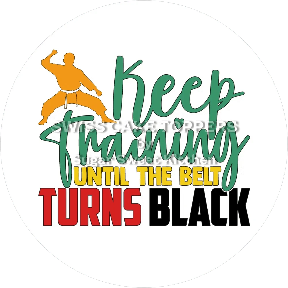 Besonderer Kampfsport-Tortenaufleger9 - personalisierbar - Fondant- Torten- & Cupcakeaufleger Sugar Sweet Kitchen