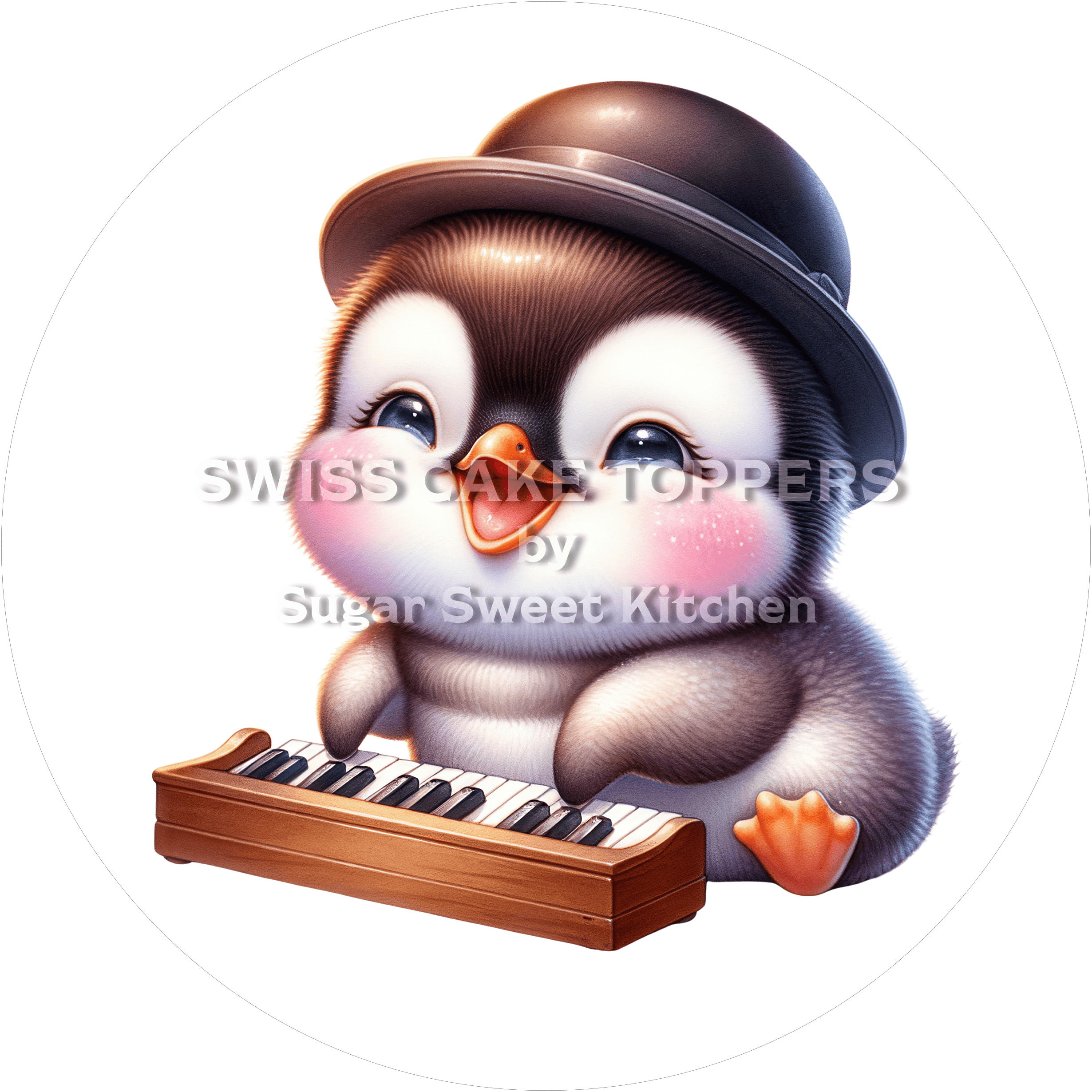 Bezaubernder Tortenaufleger Musik23 - personalisierbar - Fondant- Torten- & Cupcakeaufleger Sugar Sweet Kitchen