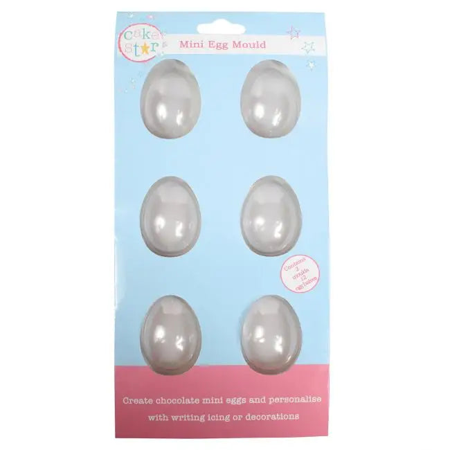 Cake Star Mini-Eier Form / 2 Stk - Schokoladenform Sugar Sweet Kitchen
