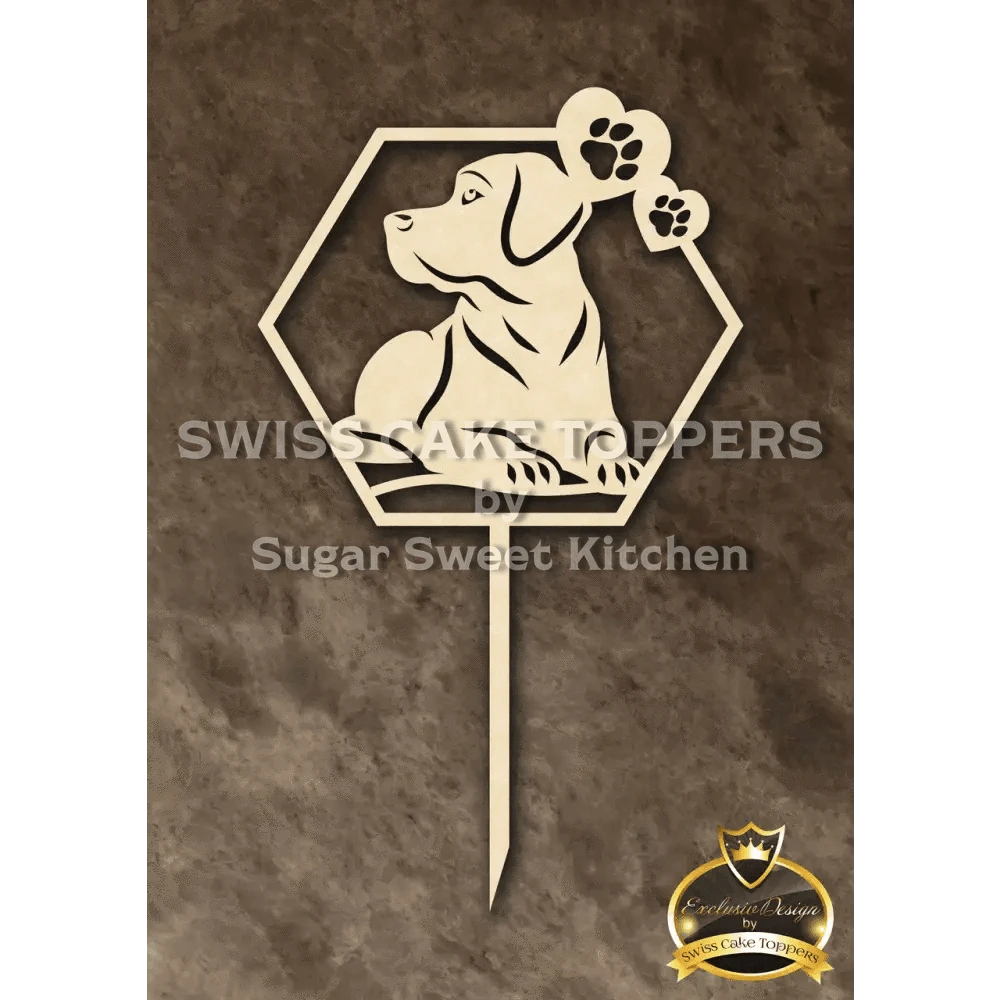 Cake Topper ’Bester Freund’ - Holz - Sugar Sweet Kitchen