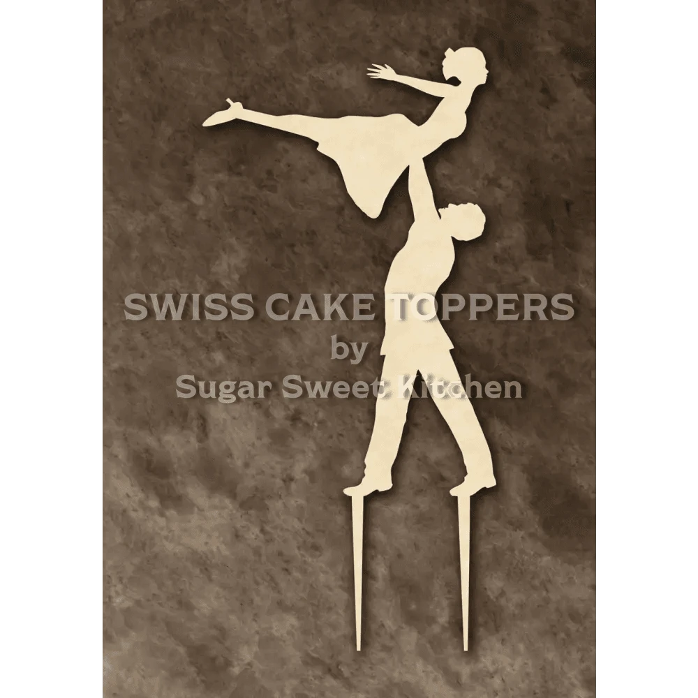 Cake Topper ’Dance Fever’ - Holz - Sugar Sweet Kitchen