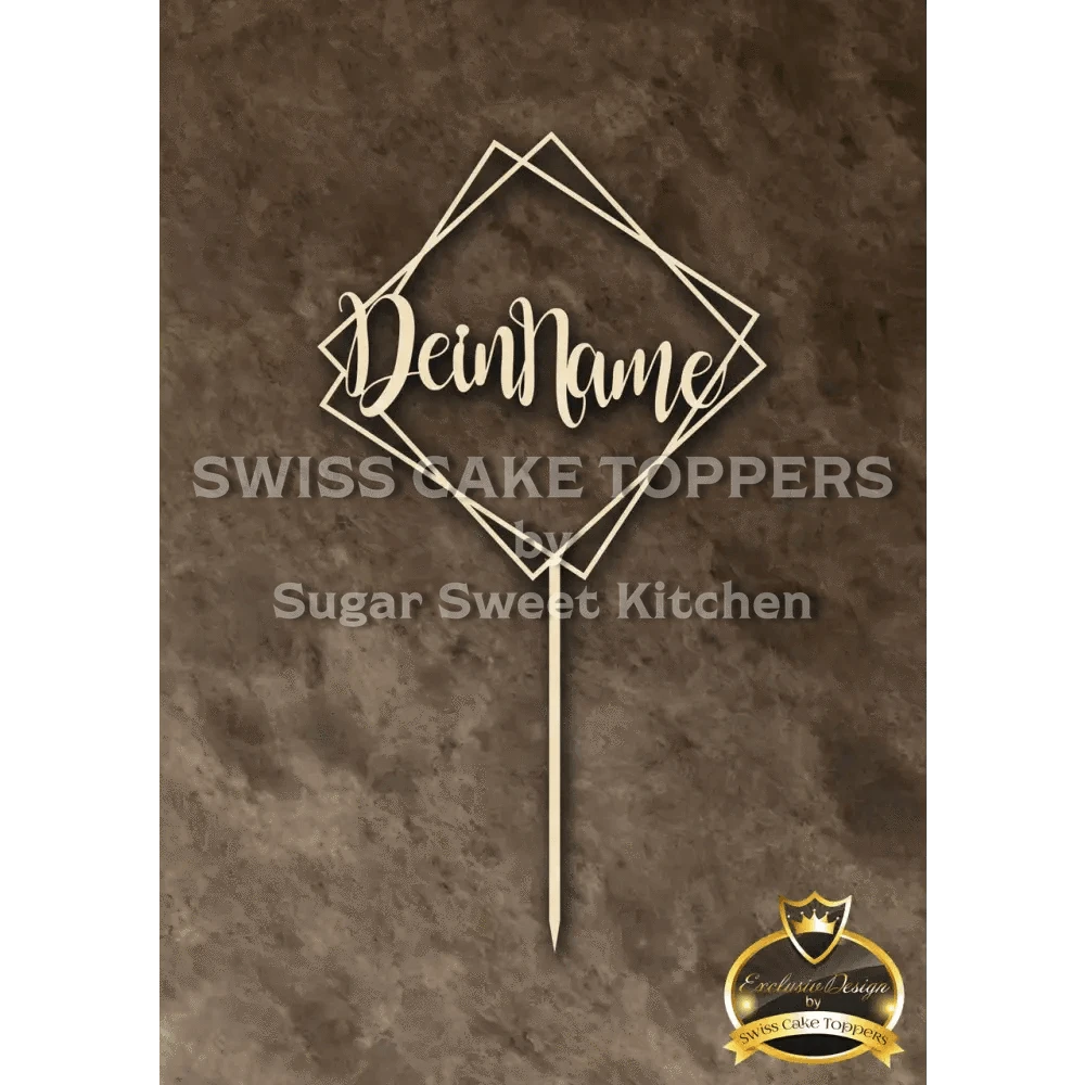 Cake Topper ’Für Dich’ - Holz - Sugar Sweet Kitchen