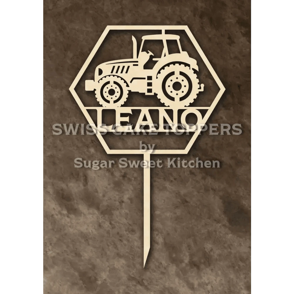 Cake Topper ’Landkind’ - Holz - Sugar Sweet Kitchen