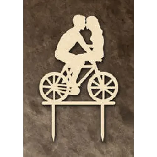 Cake Topper ’Love on Wheels’ - Holz - Sugar Sweet Kitchen