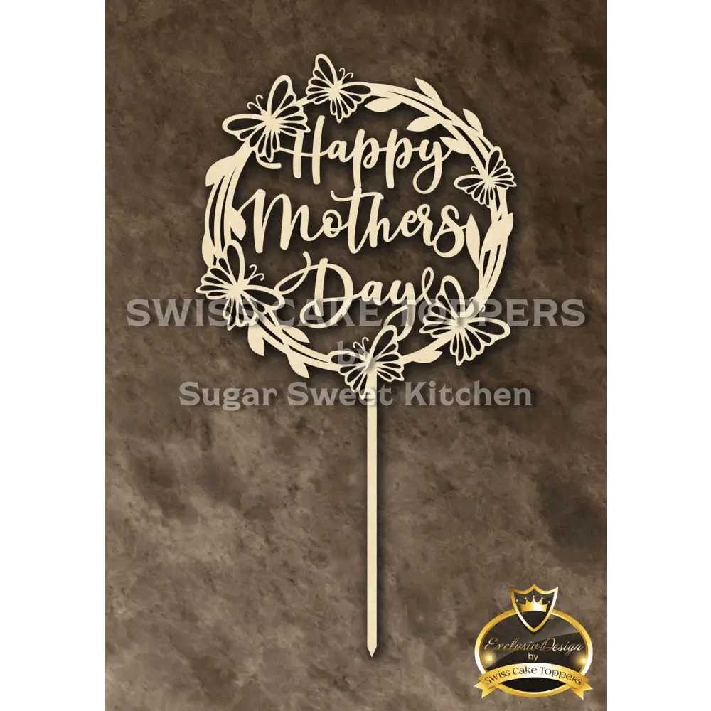 Cake Topper ’zauberhafte Mama’ - Holz - Sugar Sweet Kitchen