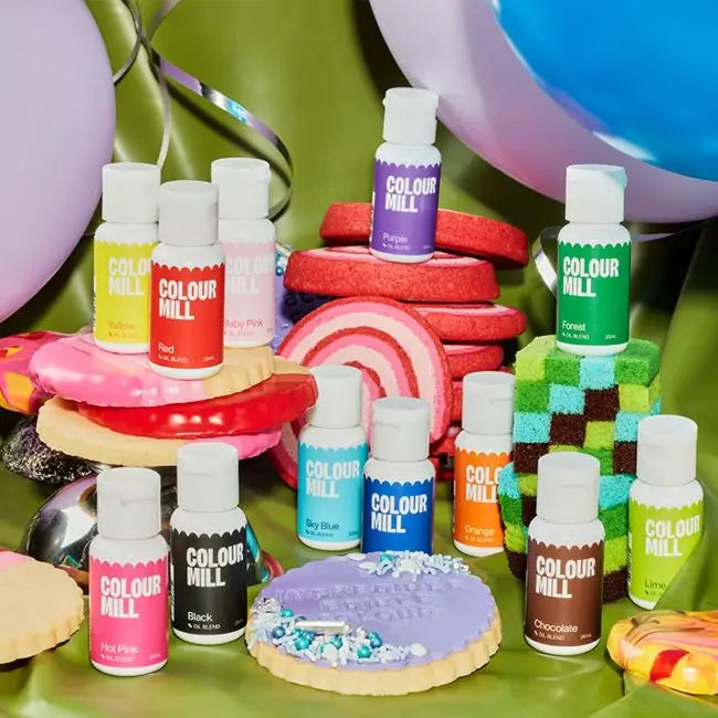 Colour Mill Ölmischung Kickstarter Set/12 - Lebensmittelfarben Sugar Sweet Kitchen