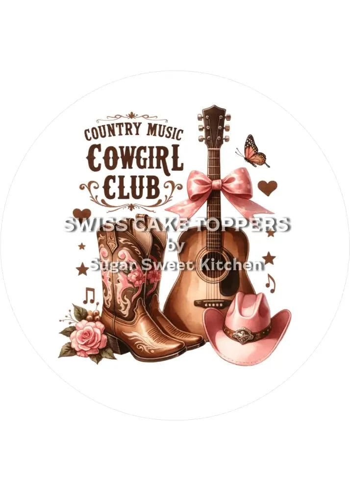 Country Tortenaufleger Musik5 - personalisierbar - Fondant- Torten- & Cupcakeaufleger Sugar Sweet Kitchen