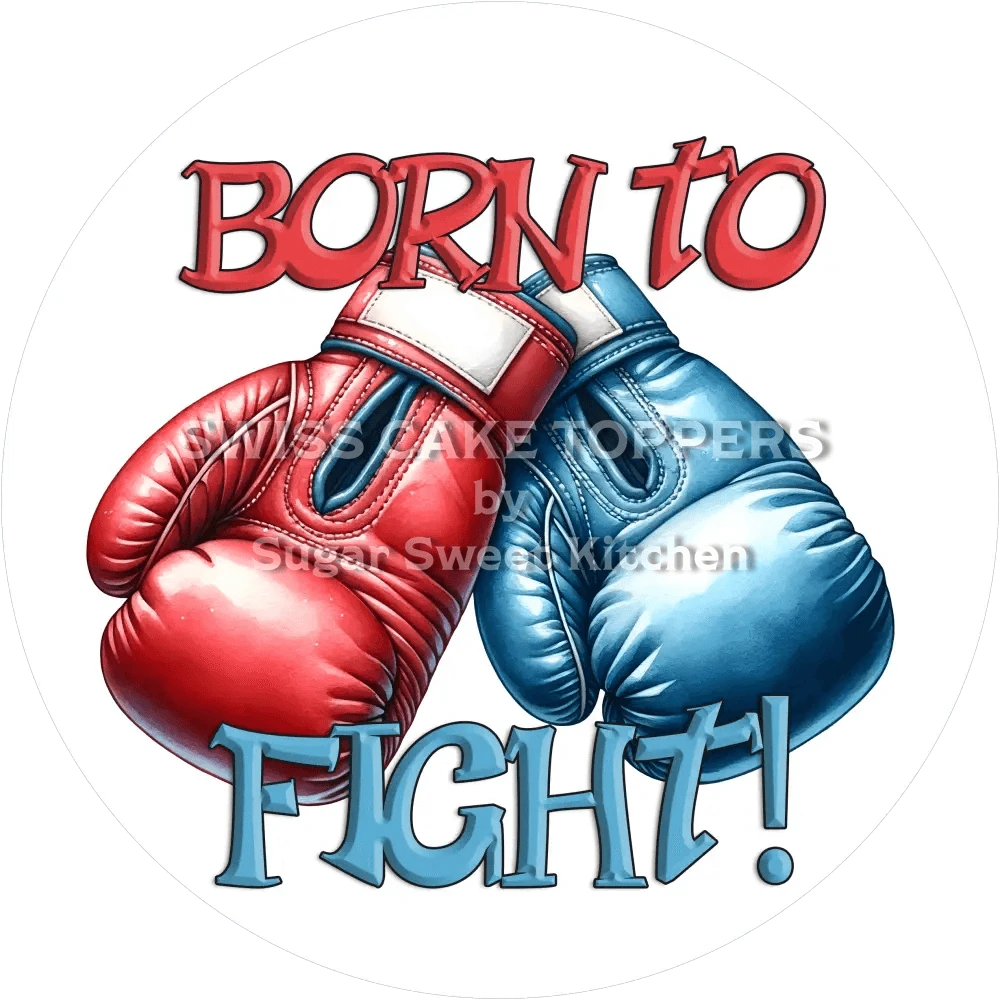 Einmaliger Box-Tortenaufleger2 - personalisierbar - Fondant- Torten- & Cupcakeaufleger Sugar Sweet Kitchen