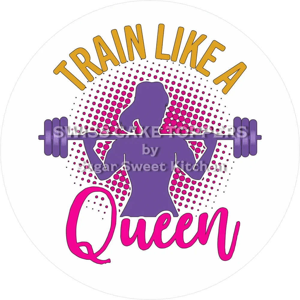 Einmaliger Gym-Tortenauflege10 - personalisierbar - Fondant- Torten- & Cupcakeaufleger Sugar Sweet Kitchen