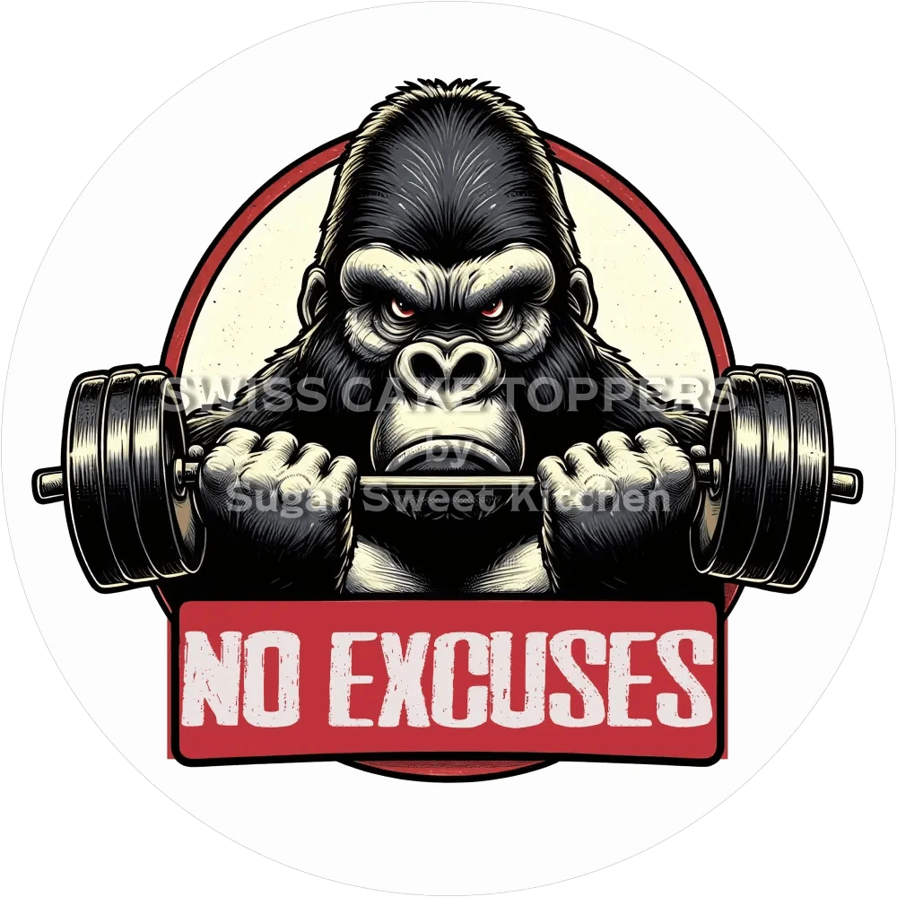 Einzigartiger Gym-Tortenaufleger3 - personalisierbar - Fondant- Torten- & Cupcakeaufleger Sugar Sweet Kitchen