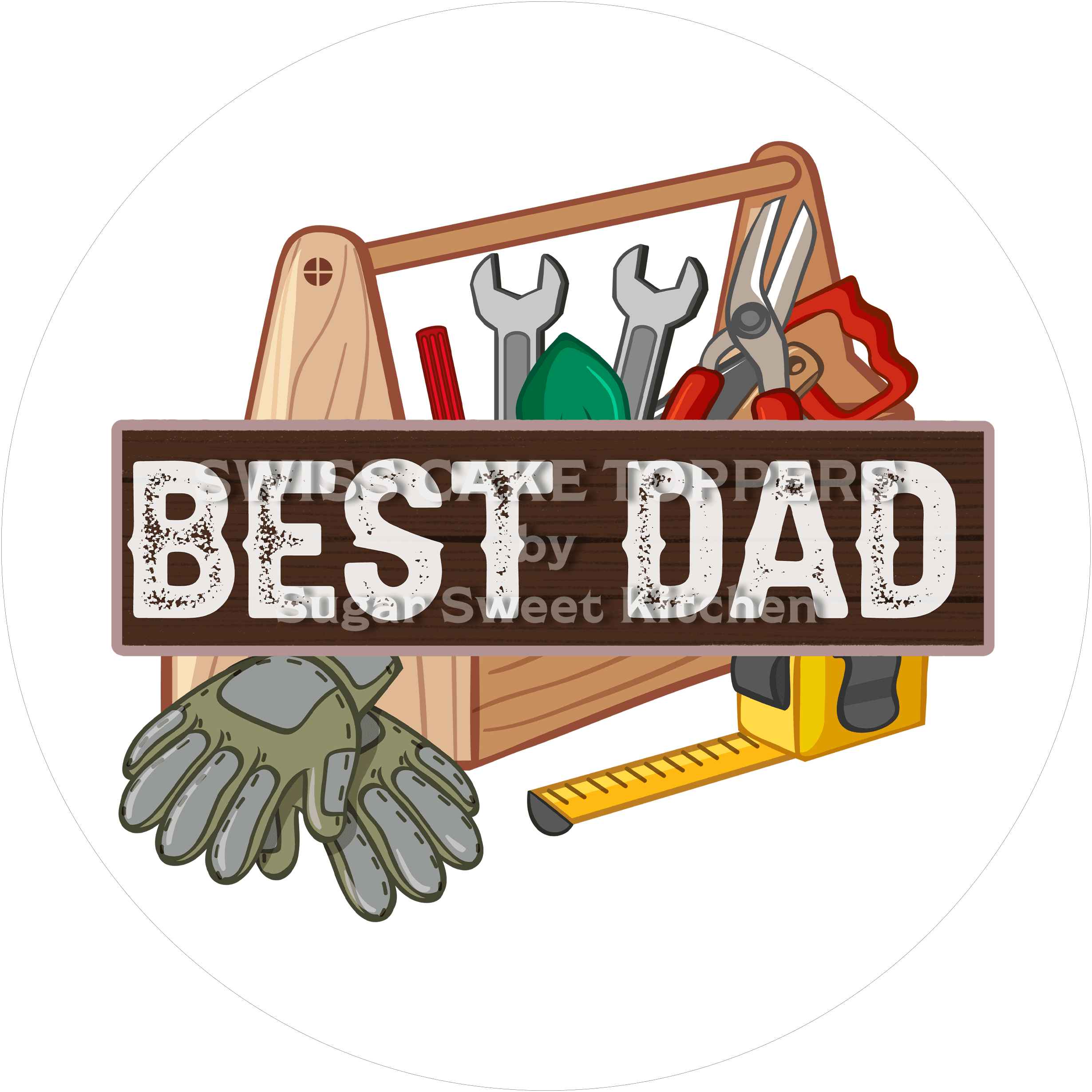 Einzigartiger Tortenaufleger für die Familie16 - personalisierbar - Fondant- Torten- & Cupcakeaufleger Sugar Sweet