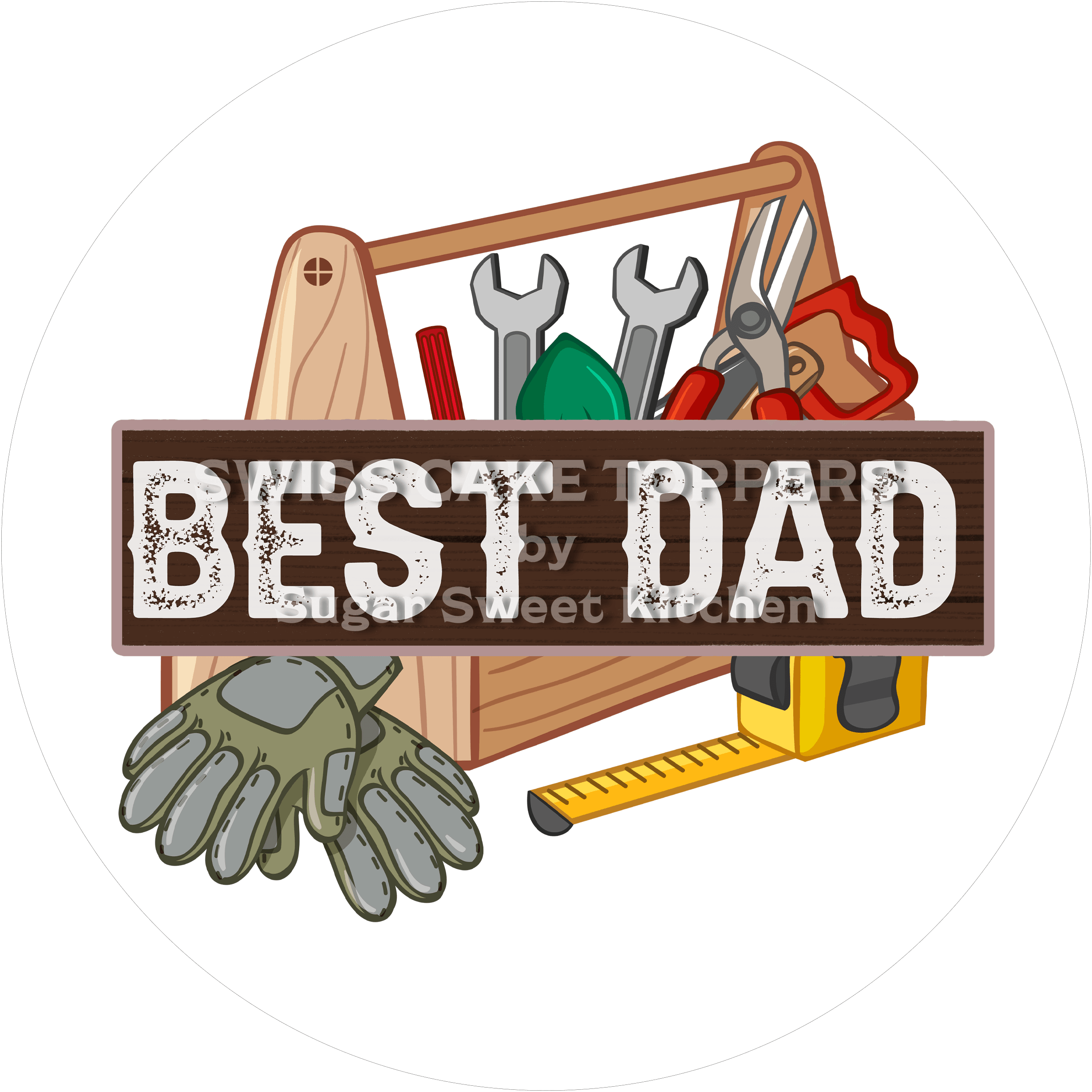 Einzigartiger Tortenaufleger für die Familie16 - personalisierbar - Fondant- Torten- & Cupcakeaufleger Sugar Sweet