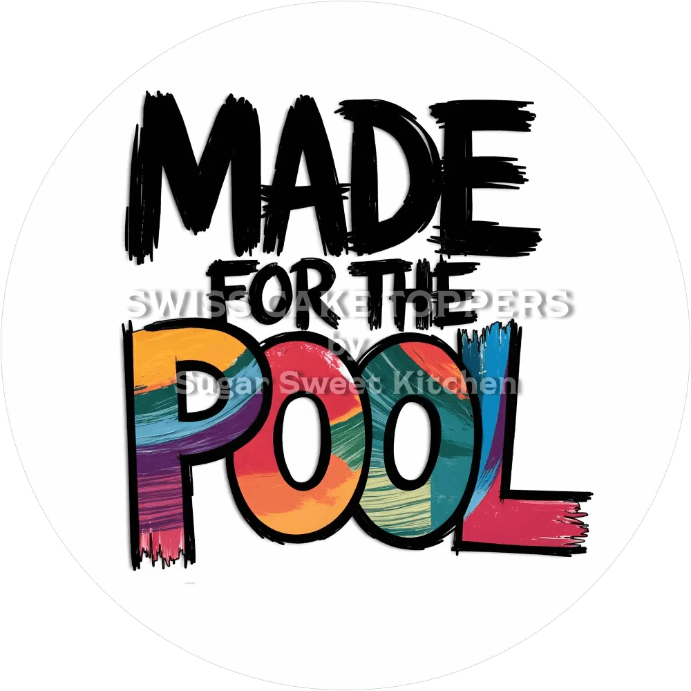 Exklusiver Schwimmer-Tortenaufleger1 - personalisierbar - Fondant- Torten- & Cupcakeaufleger Sugar Sweet Kitchen