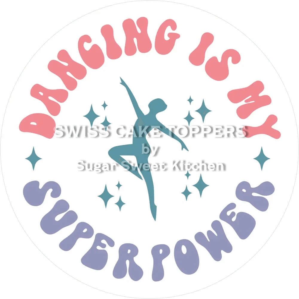 Exklusiver Tanz-Tortenaufleger13 - personalisierbar - Fondant- Torten- & Cupcakeaufleger Sugar Sweet Kitchen