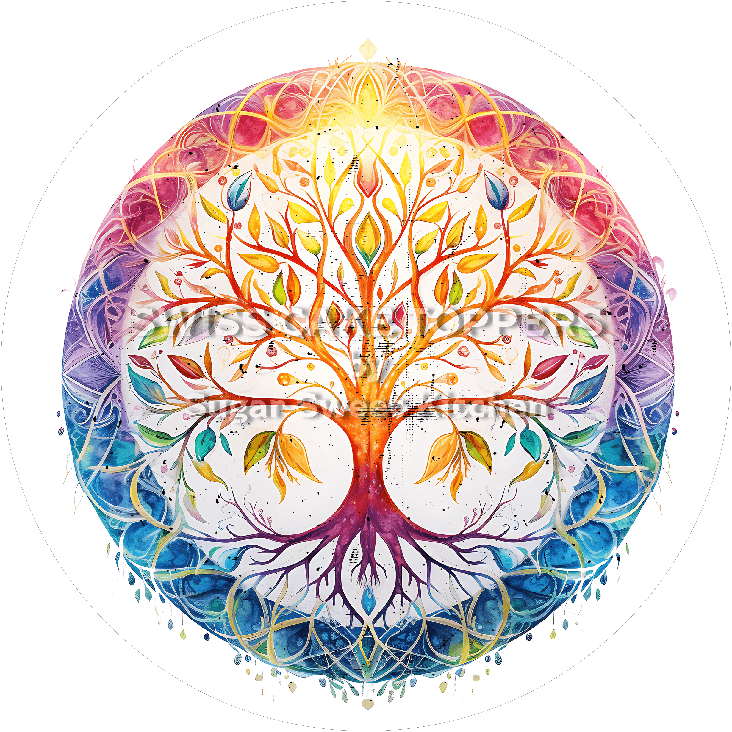 Fantastischer Yoga-Tortenaufleger4 - personalisierbar - Fondant- Torten- & Cupcakeaufleger Sugar Sweet Kitchen