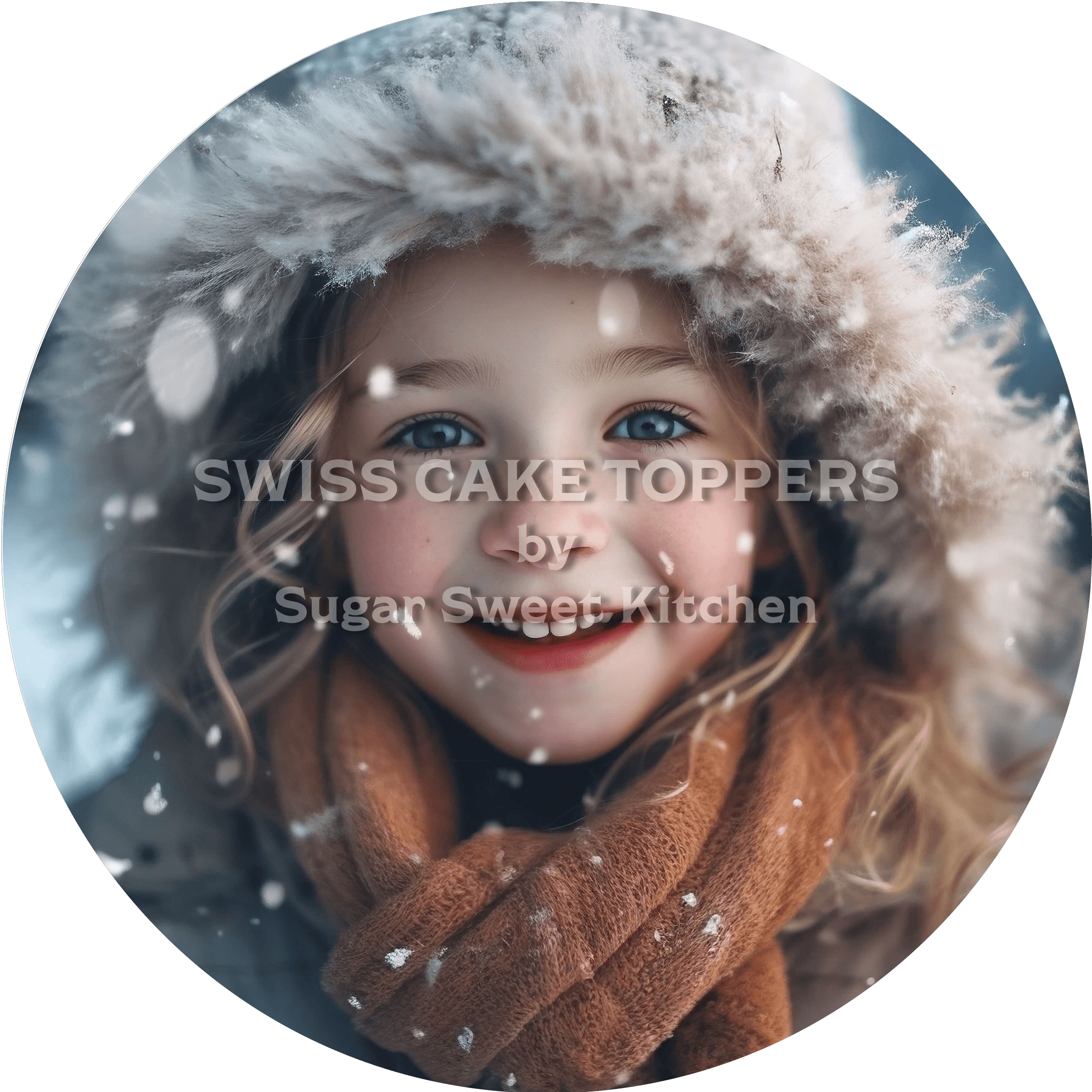 Foto-Tortenaufleger ohne Text - Fondant- Torten- & Cupcakeaufleger Sugar Sweet Kitchen