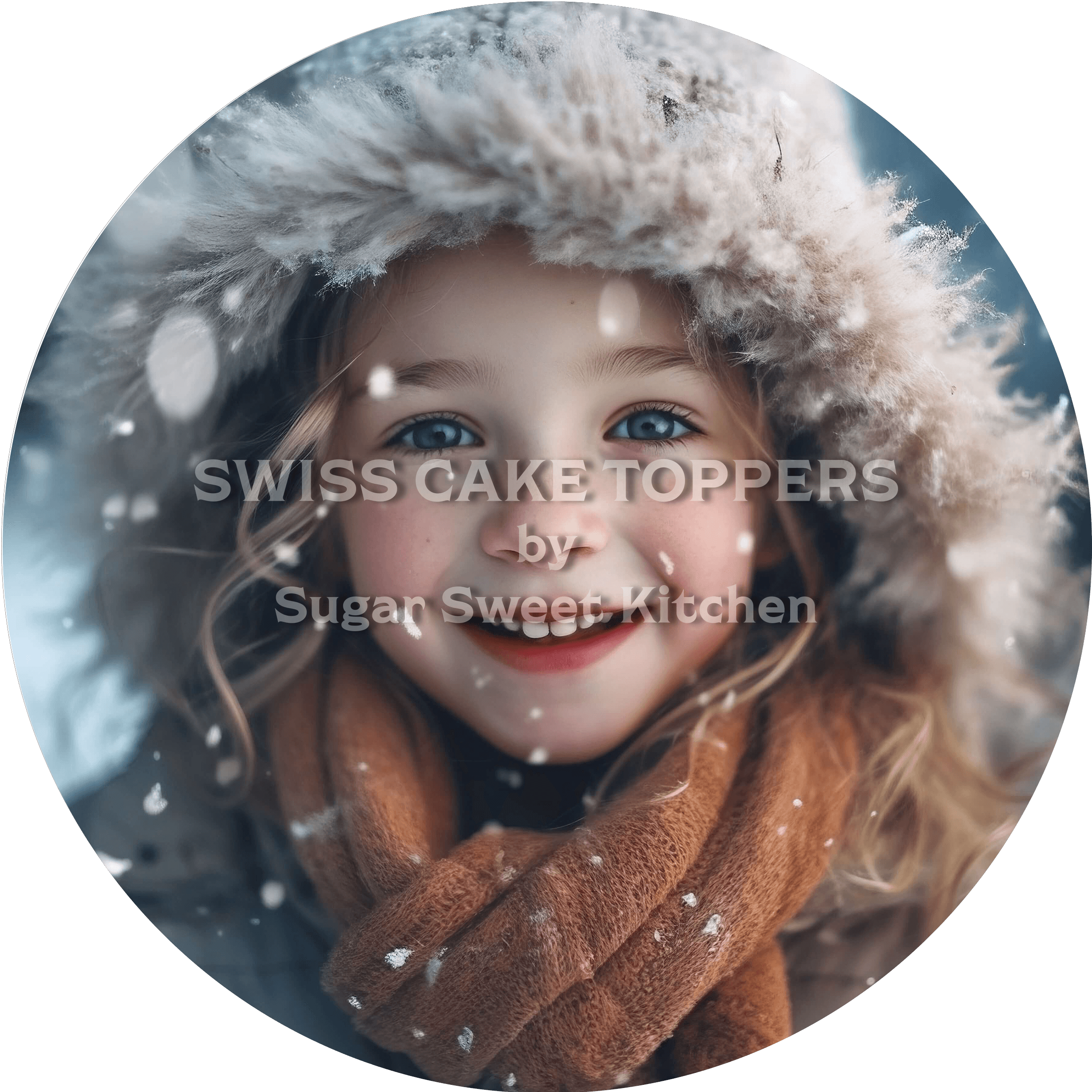 Foto-Tortenaufleger ohne Text - Fondant- Torten- & Cupcakeaufleger Sugar Sweet Kitchen