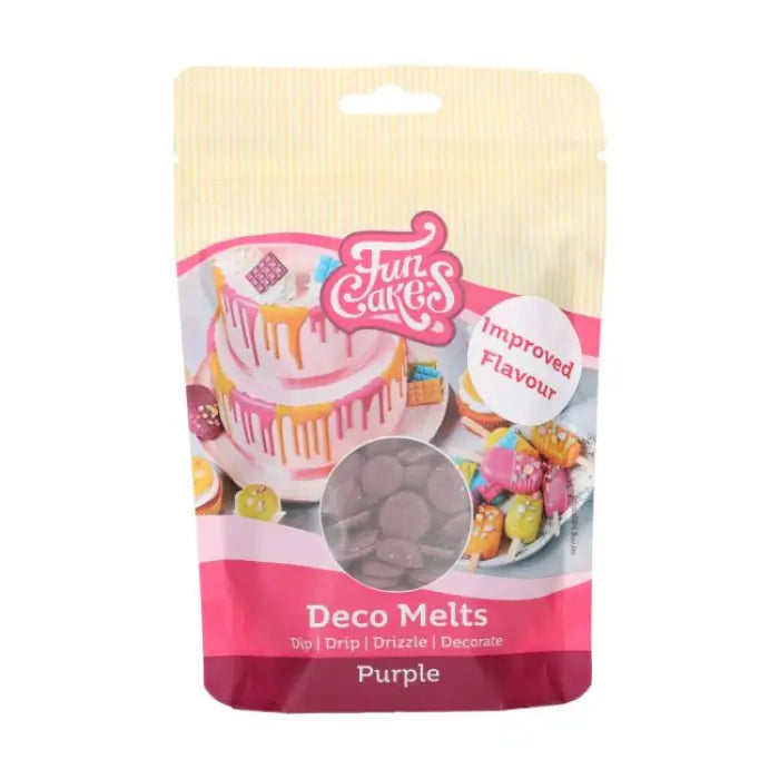 FunCakes Deco Melts Lila / 250g - Schokolade Sugar Sweet Kitchen