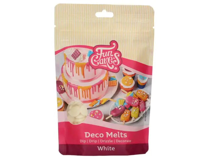 FunCakes Deco Melts Weiss / 250g - Schokolade Sugar Sweet Kitchen