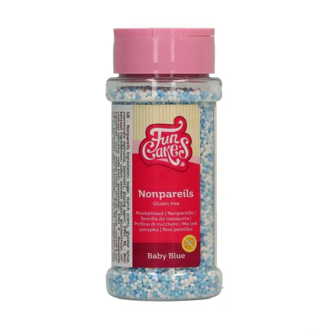 FunCakes Nonpareils Zuckerperlen Baby Blau /80g - Sugar Sweet Kitchen