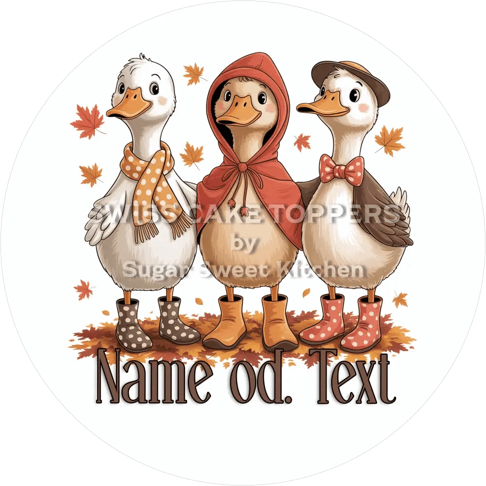 Herbst Vibes-Tortenaufleger5 mit Name od. Text - Fondant- Torten- & Cupcakeaufleger Sugar Sweet Kitchen