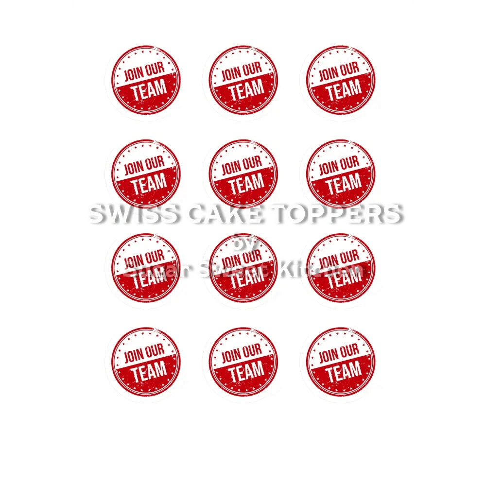 Join our Team - Tortenaufleger6 - Fondant- Torten- & Cupcakeaufleger Sugar Sweet Kitchen