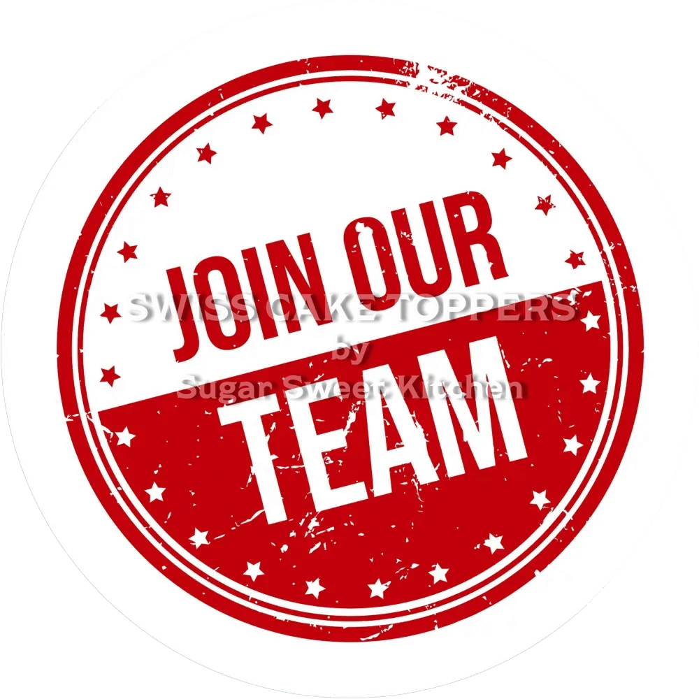 Join our Team - Tortenaufleger6 - Fondant- Torten- & Cupcakeaufleger Sugar Sweet Kitchen
