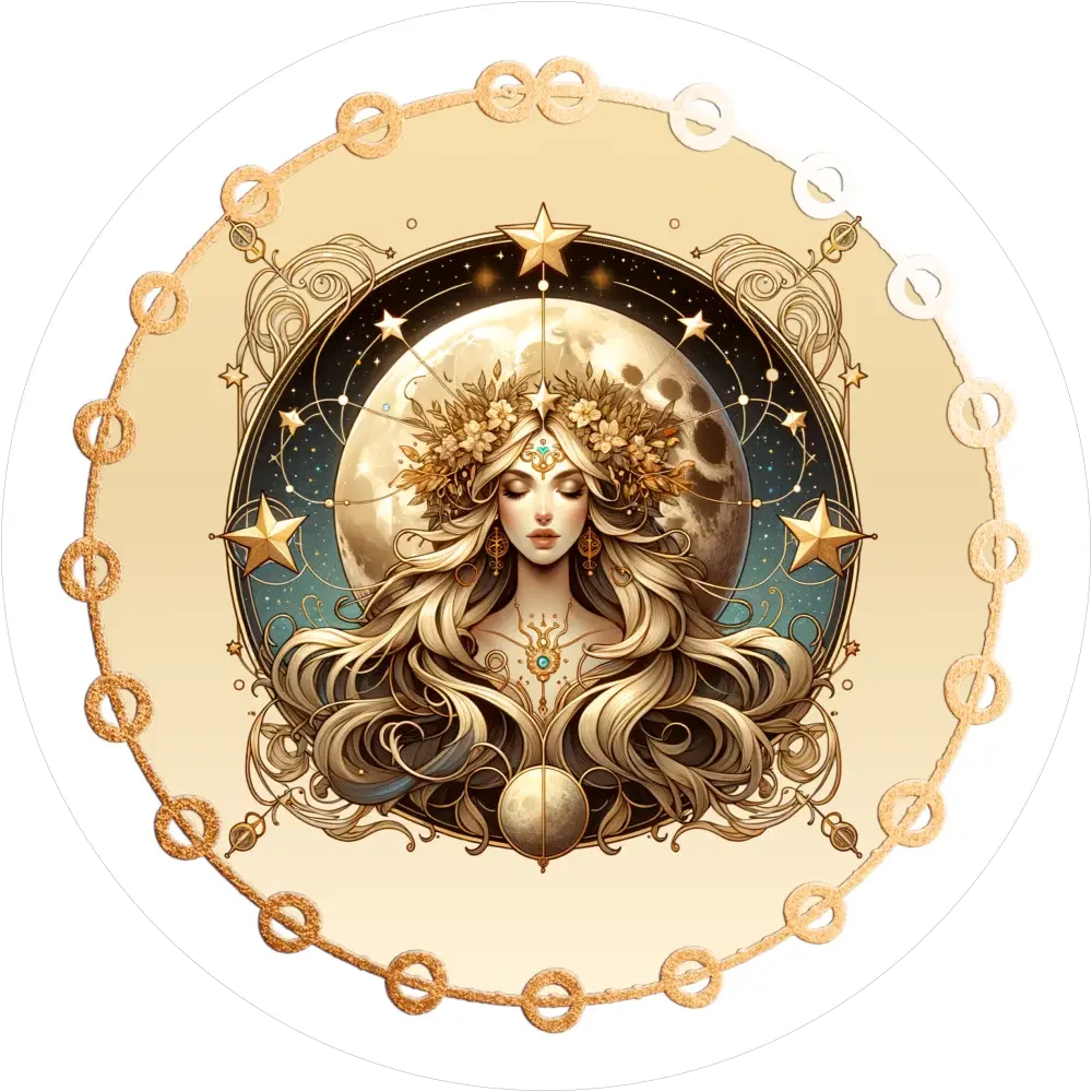 Kreativer Mond-Tortenaufleger23 - personalisierbar - Fondant- Torten- & Cupcakeaufleger Sugar Sweet Kitchen