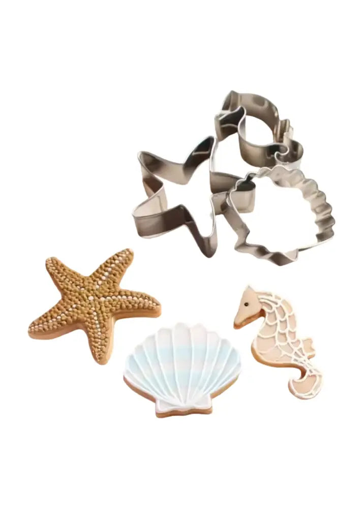 Meerestiere Ausstecher Set / 3 Stk. - Keksausstecher Sugar Sweet Kitchen
