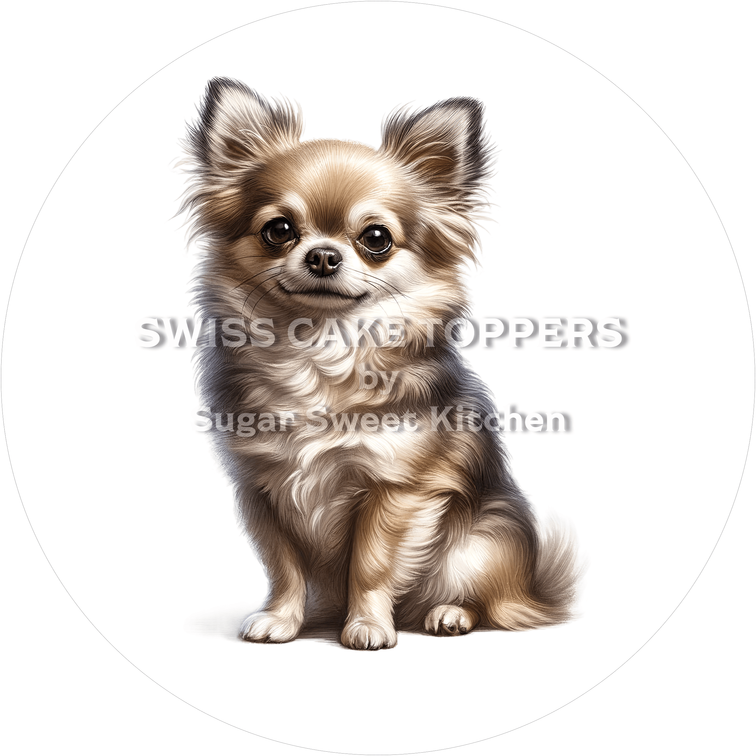 Megasüsser Hunde-Tortenaufleger16 - personalisierbar - Fondant- Torten- & Cupcakeaufleger Sugar Sweet Kitchen