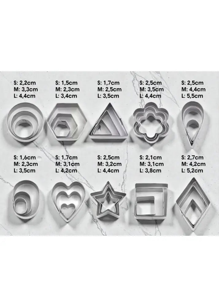 Mini Ausstecher-Set / 30Stk. - Keksausstecher Sugar Sweet Kitchen