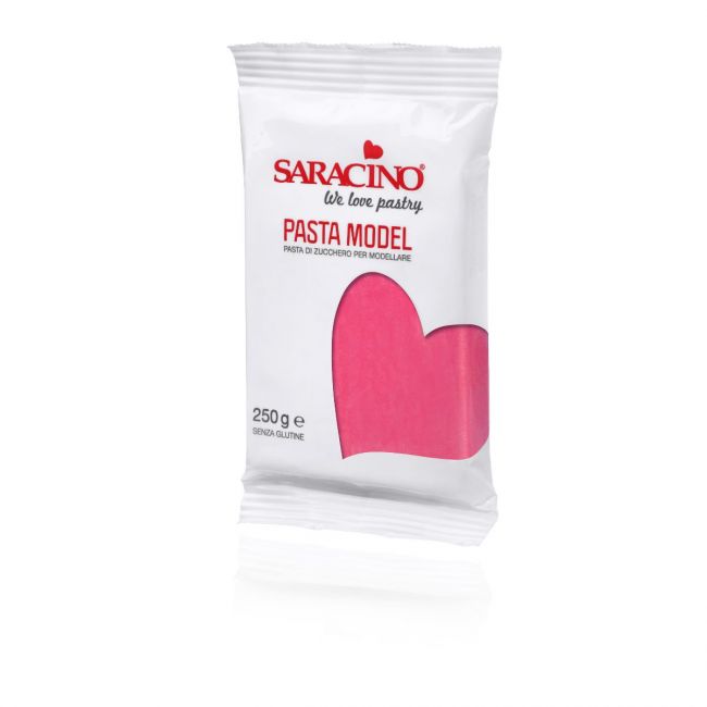 Modellierfondant Fuchsia Saracino / 250g - Fondant Sugar Sweet Kitchen