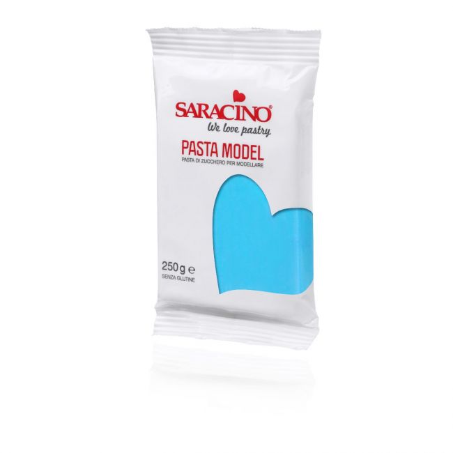 Modellierfondant Hellblau Saracino / 250g - Fondant Sugar Sweet Kitchen