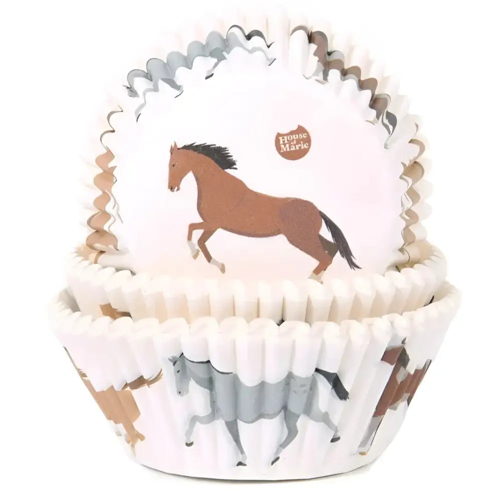 Muffinförmchen ’Pferd’ / 50Stk - Muffinbackform Sugar Sweet Kitchen