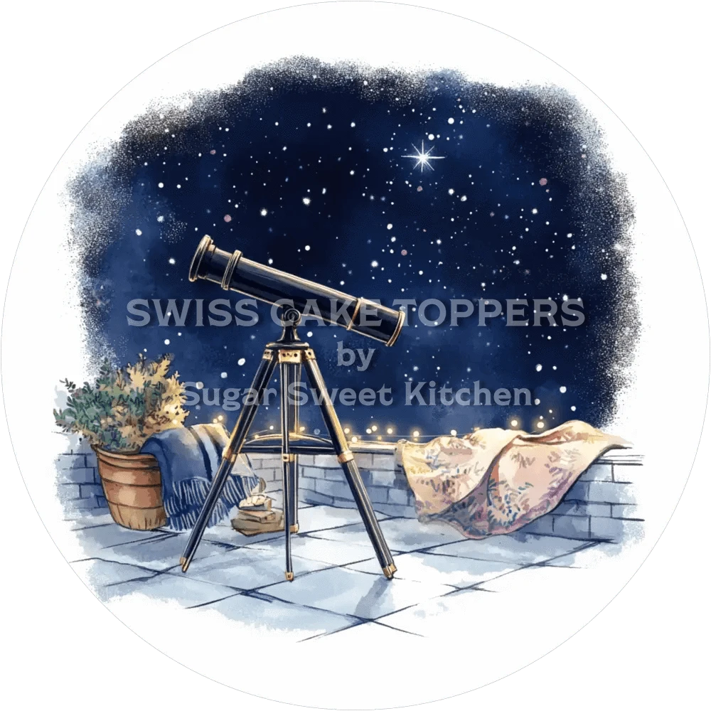 Origineller Astrologie-Tortenaufleger4 - personalisierbar - Fondant- Torten- & Cupcakeaufleger Sugar Sweet Kitchen