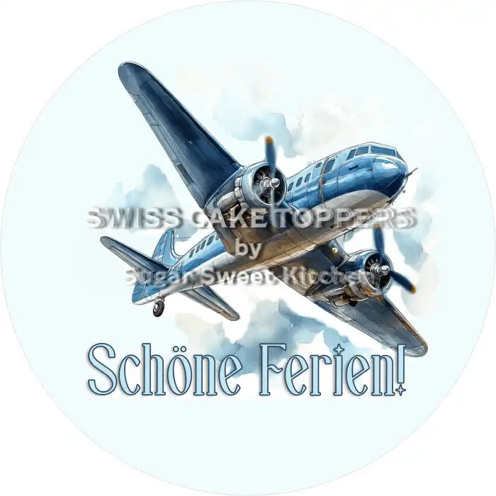 Origineller Reise-Tortenaufleger9 - personalisierbar - Fondant- Torten- & Cupcakeaufleger Sugar Sweet Kitchen