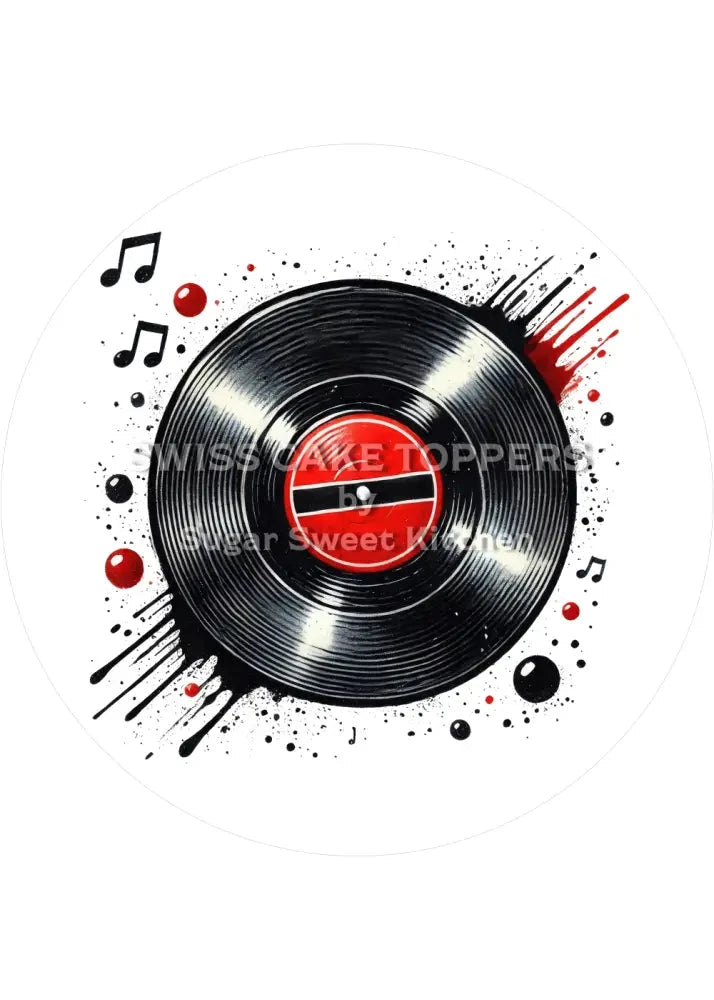 Origineller Tortenaufleger Musik11 - personalisierbar - Fondant- Torten- & Cupcakeaufleger Sugar Sweet Kitchen