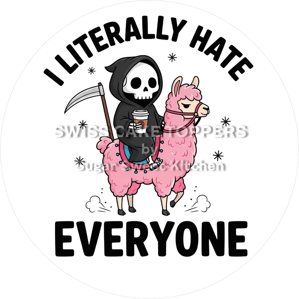 Origineller-Tortenaufleger18 - personalisierbar - Fondant- Torten- & Cupcakeaufleger Sugar Sweet Kitchen